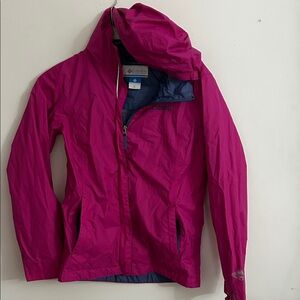 Columbia Fuchsia Hooded Jacket